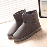 Snow Boots Woman 2019 Winter Women Ankle Boot Korean Fashion Plus Size Non-slip Flat Booties Keep Warm Ladies Shoes Botas mujer
